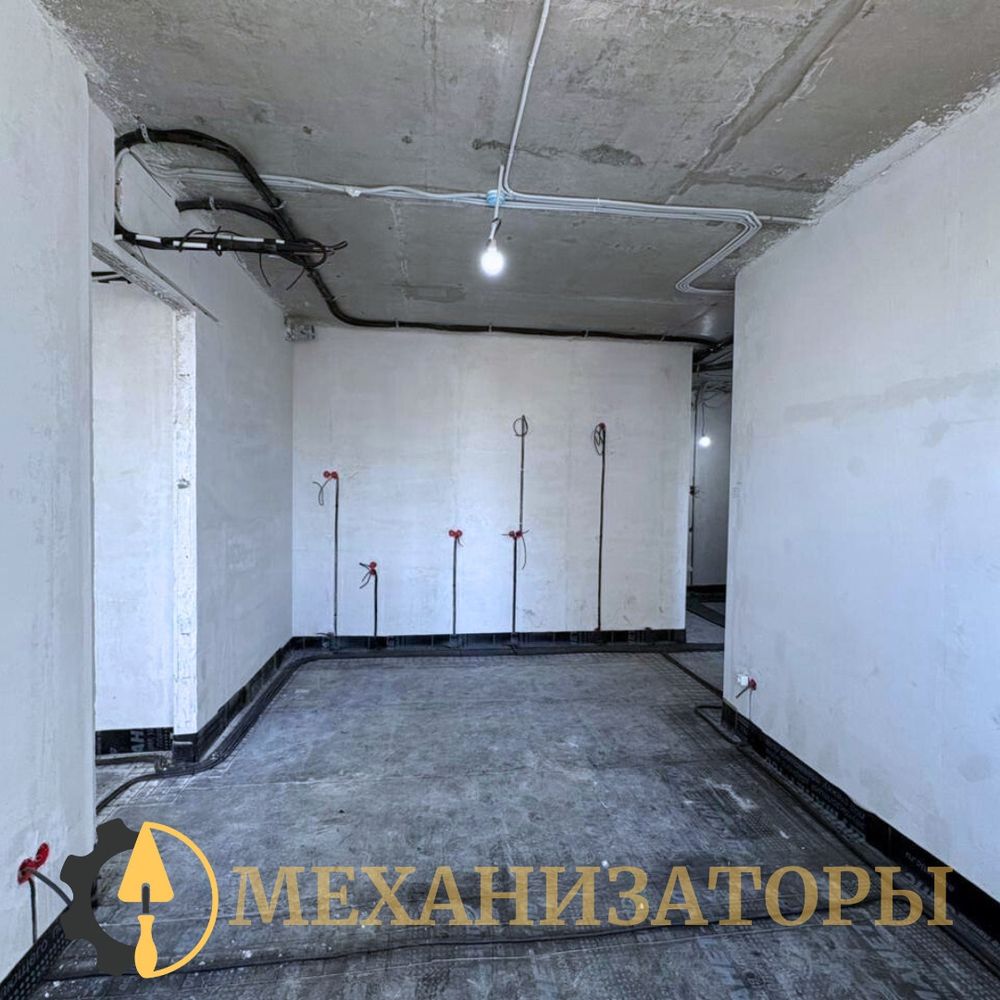 Выводы сантехники на стенах под отделку в ЖК Хэдлайнер